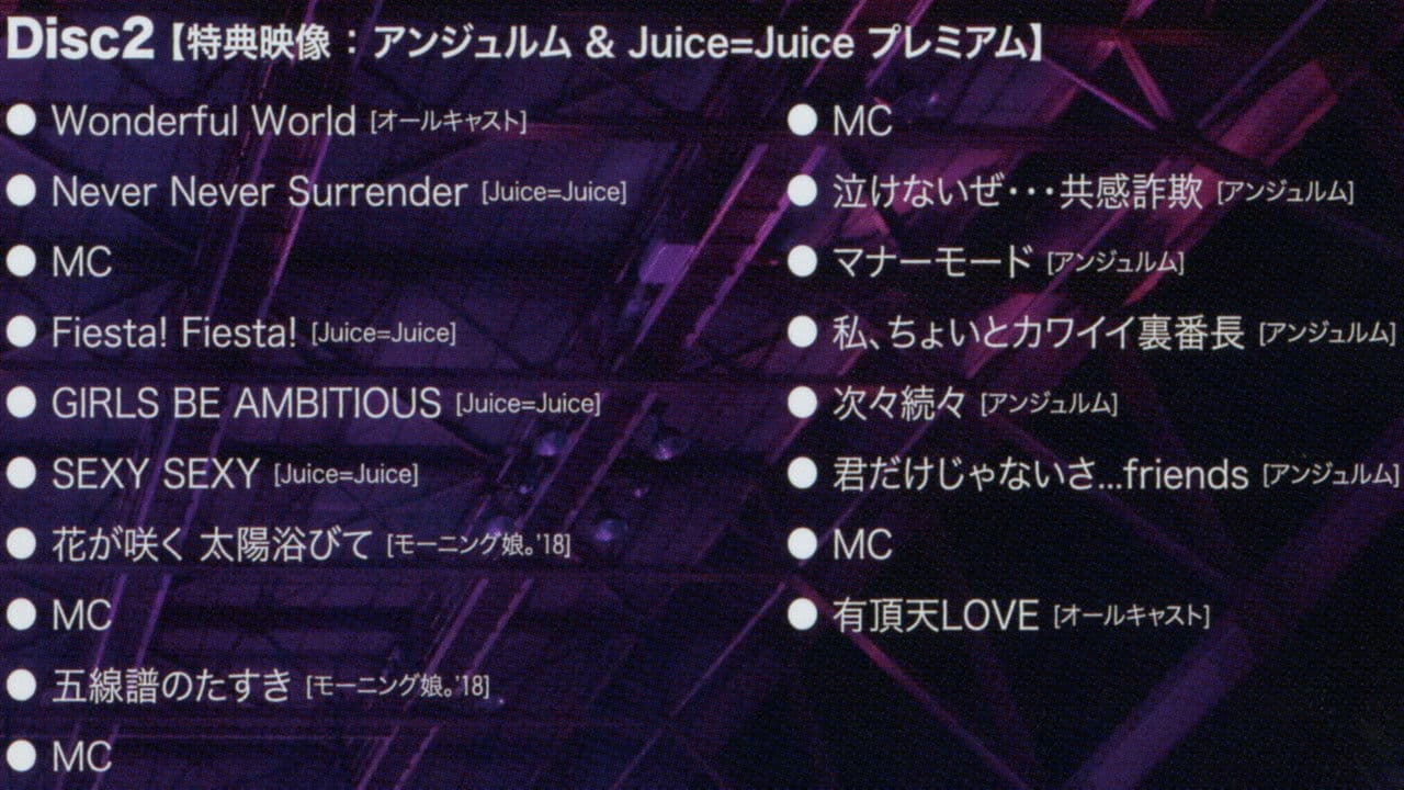 Hello! Project 2018 Hina Fes ~ANGERME & Juice=Juice Premium~