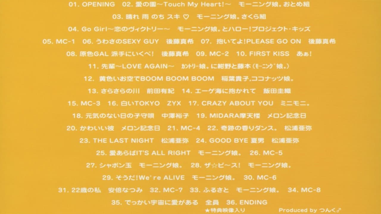 Hello! Project 2004 Winter ~C'MON! Dance World~